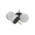 Shepherd 7/8 in. White Plastic Furniture Glide