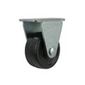 Shepherd 1-1/2 in. Black Plate-Mounted Rigid Caster