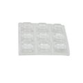 Shepherd 1/2 in. Clear Vinyl Square Bumper Pad