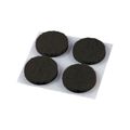 Shepherd 3/4 in. Brown Round Felt Furniture Pad