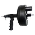 ProSource 1/4 in. x 15 ft. Manual Power Drum Auger