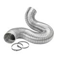 Lambro 4 in. x 8 ft. Aluminum Semi-Rigid Transition Duct Kit