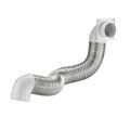 Lambro 4 in. x 8 ft. Aluminum Dryer Vent Kit