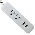 PowerZone 6 ft. 2-Outlet 2-Port USB Extension Cord