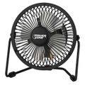PowerZone 4 in. 1-Speed Black Mini Fan
