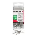 Arrow 1/8 in. x 1/8 in. Short Aluminum Pop Rivets, 25-Pack