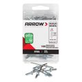 Arrow 1/8 in. x 1/4 in. Medium Steel Pop Rivet