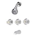 Boston Harbor 3-Handle Chrome Tub and Shower Faucet