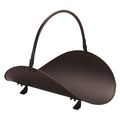 Simple Spaces 19 in. Black Metal Firewood Holder