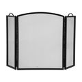 Simple Spaces 32 in. x 51-3/4 in. 3-Panel Fireplace Screen