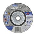 Norton 4-1/2 in. x 1/8 in. x 5/8-11 in. Type 27 Metal Grinding Wheel