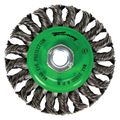 Forney 4 in. Twist Knot Wire Wheel Brush