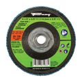 Forney 4-1/2 in. Type 29 120 Grit Flap Disc