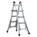 Louisville Ladder 17 ft. Aluminum Multi-Purpose Ladder
