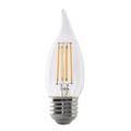 Feit Electric 40 W. Equivalent BA10 Clear Dimmable Filament LED Candle Bulb