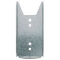 Simpson Strong-Tie 2 in. x 4 in. 20-Gauge ZMAX Fence Bracket
