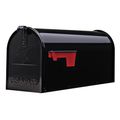 Solar Group Elite Galvanized Steel Black Medium Mailbox