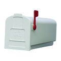 Solar Group Medium Parson White Plastic Rural Mailbox