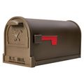 Solar Group Arlington Large Bronze Galvanized Steel Mailbox