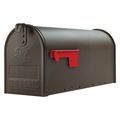 Solar Group Elite Medium Bronze Galvanized Steel Mailbox
