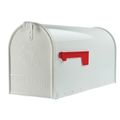 Solar Group Large Elite White Galvanized Steel Mailbox