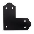 Simpson Strong-Tie 6 in. x 6 in. 12-Gauge ZMAX Black L-Strap Tie