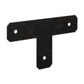 Simpson Strong-Tie 4 in. x 4 in. 12-Gauge ZMAX Black Flat T-Strap