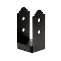 Simpson Strong-Tie 4 in. x 4 in. Black ZMAX Adjustable Post Base