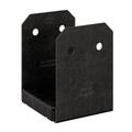 Simpson Strong-Tie 6 in. x 6 in. ZMAX Black Adjustable Post Base