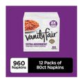 Vanity Fair Extra Absorbent White Napkins