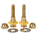 Fluidmaster 5/16 in. Adjustable Brass Toilet Bolt Set