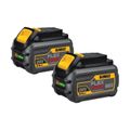 DEWALT 20V/60V Max FLEXVOLT 6 AH Rechargeable Battery Pack, 2-Pack