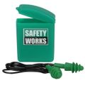 Safety Works Corded Rubber Ear Plugs