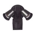 Globe Electric 110-Degree Motion Security Flood Light, Bronze