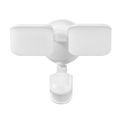 Globe Electric 180 Degree Battery-Powered Motion-Activated Security Flood Light, White