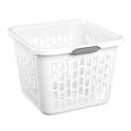 Sterilite 1-1/2 Bushel White Square Laundry Basket
