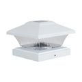 Boston Harbor 4-Pack White Solar Post Cap Light