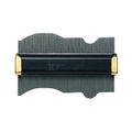 General 6 in. x 3-1/2 in. Stainless Steel Pin Contour Gauge