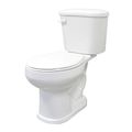 Cato Ceramica Round Bowl White Toilet 1.6 GPF 3 in.