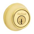 Kwikset Single Cylinder Polished Brass Deadbolt