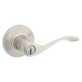 Kwikset Satin Nickel Keyed Entry Door Lever Lockset