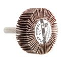 Forney 1-1/2 in. x 1/2 in. 80 Grit Mounted Flap Wheel