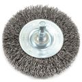 Forney 3 in. Coarse Crimped Wire Wheel Brush