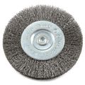 Forney 4 in. Fine Crimped Wire Wheel Brush