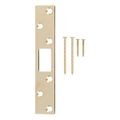 ProSource 1-1/8 in. x 6 in. Brass Security Door Latch Strike