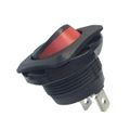 Gardner Bender Lighted Round SPST Rocker Switch