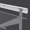 ClosetMaid 80 in. White Epoxy Shelf Hang Track