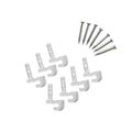 ClosetMaid White Wall Clips, 7-Pack