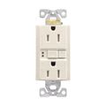 Eaton Wiring 15 Amp 125 Volt Tamper Resistant Duplex Arc Fault Ground Fault Receptacle, Light Almond