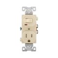 Eaton Wiring 15 AMP 1-Pole Tamper Resistant Combination Toggle Switch and Receptacle, Ivory
